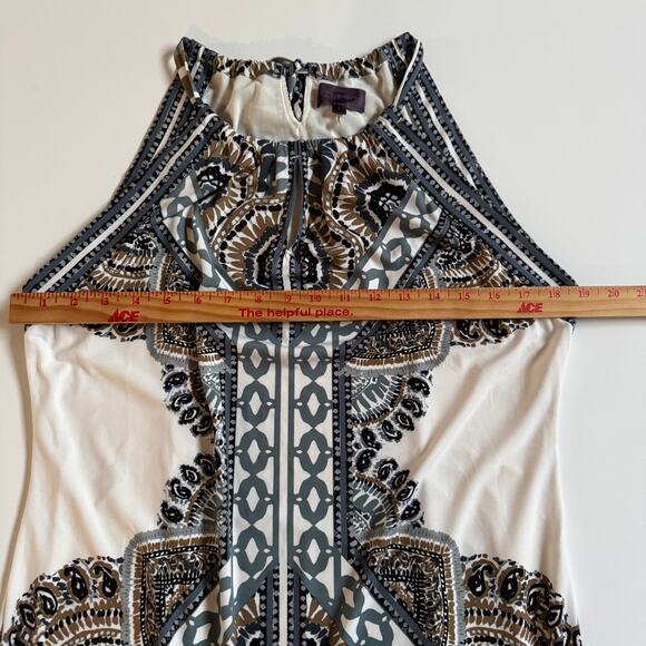 Hale Bob Women's Halter Neck Tie Jersey Knit Dress Adjustable Neck Sz Large EUC - Picture 9 of 15